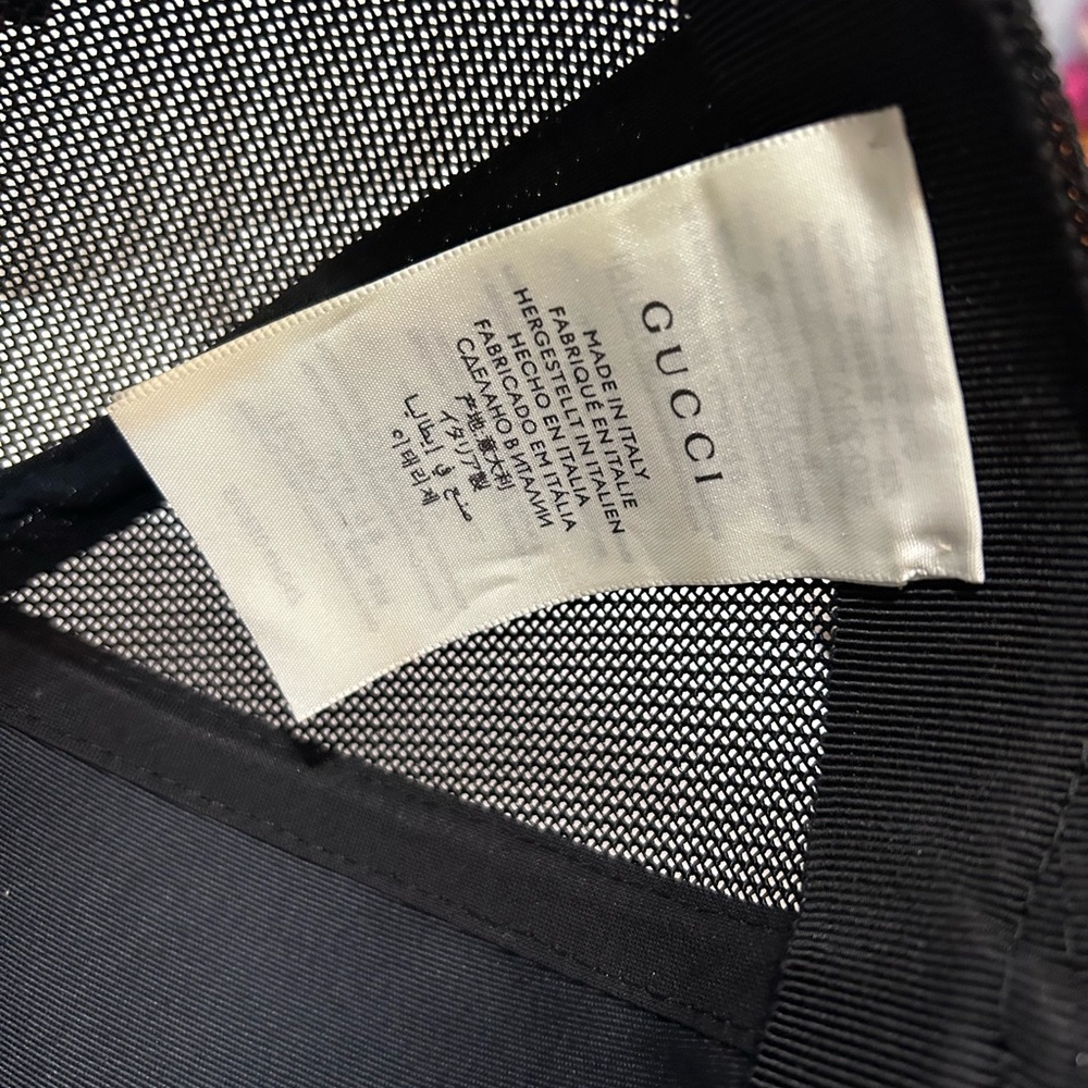 Authentic Gucci Nylon Monogram Baseball Hat Size … - image 8